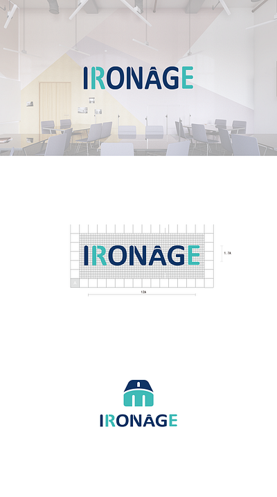 IRONAGE LOGO DESIGN branding design graphic design logo