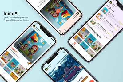 AI Story Telling Application mobile application story telling ux