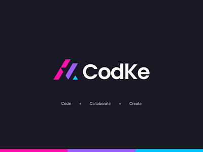 Codke Logo Design coder coding coding logo codke fintech it company logo logo design programmer programming saas logo software logo tech technology logo visual identity