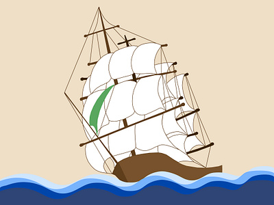 Sail Ship Vector art design digital art drawing graphic design illustrate illustration sail sail ship ship ships vector vector art vector design vector drawing vectors