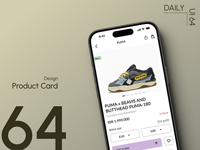 Day 64: Product Card daily ui challenge e commerce design product card design ui ui design ux