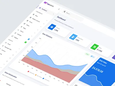 Kaiadmin PRO - White Classic Dashboard admin admin dashboard admin design app dashboard design ui