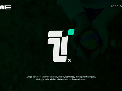 Startup Eco Tech Logo Company branding graphic design logo modern startup technology