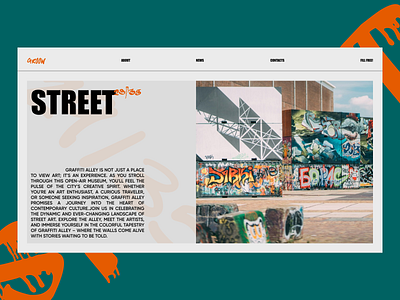 Groow street graffiti-gallery Landing page ai branding design graffiti graphic design illustration logo minimal typography ui ux uxresearch web design