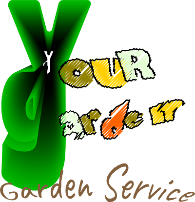 garden services branding design graphic design illustration logo
