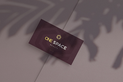 Logo Design for ONE SPACE REALTY brand branding color scheme company graphic design logo logo design real estate ui