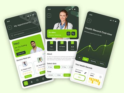Medical Consultancy App android app branding consultancy design figma ios medical app mobile app modern ui user interface ux