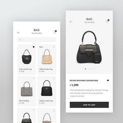 Fashion Mobile App Design Concept branding ecommerce fashion mobile app ui ui design