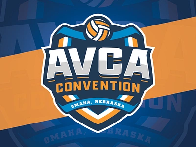 AVCA Convention Logo de design graphic design iconic logo illustration logo logo design logodesign logotype modern logo sports