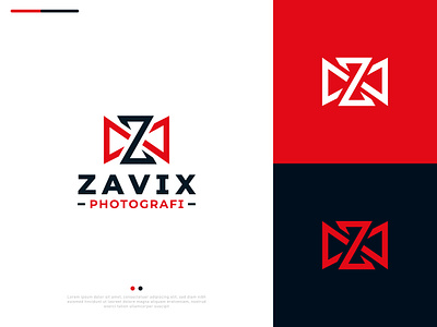 Zavix Photography Logo Design abstract logo design adobe illustrator adobe photoshop branding design dribbble logo designs dribble logo design graphic designer illustration logo logo designs photography logo design