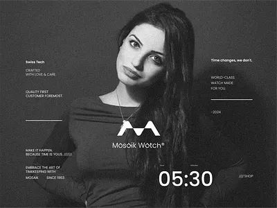 Mosaik ® luxury watch company Brand Guidelines brand design brand guidelines brand identity branding branding identity design graphic design logo