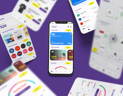 Yeshtery Wallet App UI Design design figma interface design ui uiux user experience design ux web design