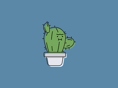 Cactus. cacti cactus character cute design face graphic design greeting cards illustrated illustration minimal simple succulents vector