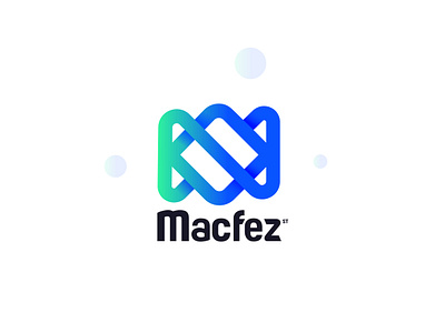 Macfez 3d ai app application branding creative logo crypto design gradient logo logo logo design logo designer modern logo tech tech logo technology ui web web3