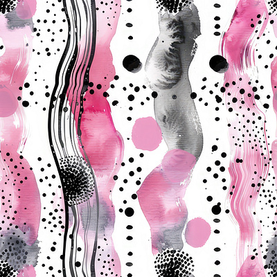 Watercolor pattern isolated