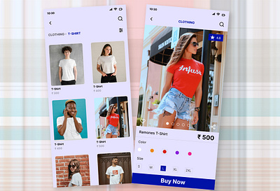 Clothing shop app app design daily ui dailyui dailyuichallenge figma graphicdesign icons ui uidesign
