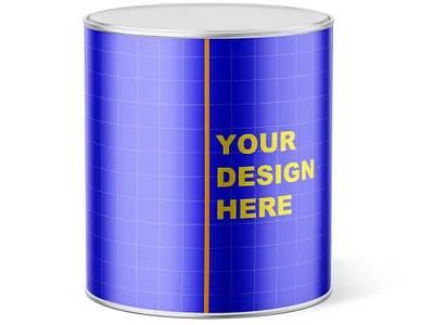 Aluminium Jar mockup Image 3d animation branding graphic design logo motion graphics