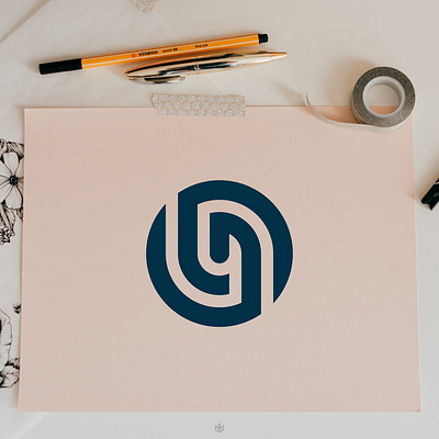 J+D Logo design art branding business circle company creative graphic design logo monogram symbol