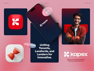 Fintech branding design graphic design illustration k logo