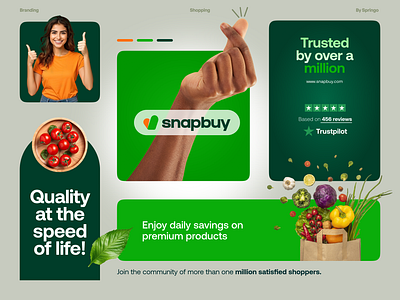 Snapbuy branding design e commerce graphic design illustration logo online speed vector