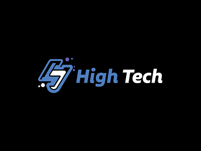 High Tech (education logo design) 3d animation branding education logo graphic design high tech logo logo design motion graphics rima banu ui