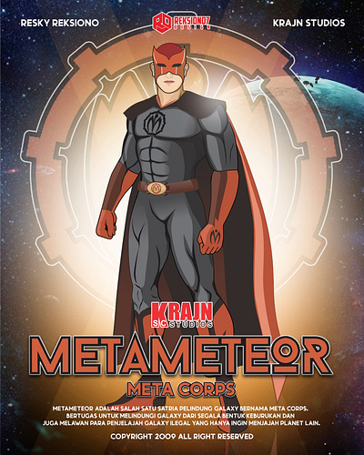 MetaMeteor - Meta Corps. | Concept Art Poster art artwork character art illustration