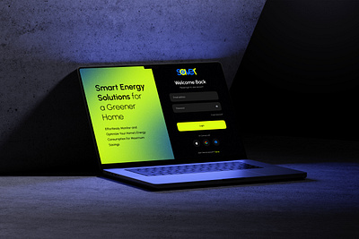 Login Page | Energy Insights branding dashboard login design electricity save energy insights service energy management login smart home energy management ui uiux web login