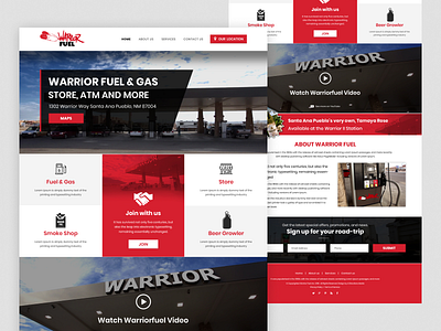 Warriorfuel Website branding clean design graphic design hero section illustration interface landing page landing page design layout layout design logo product design template design ui ui ux design visual web designer website website design