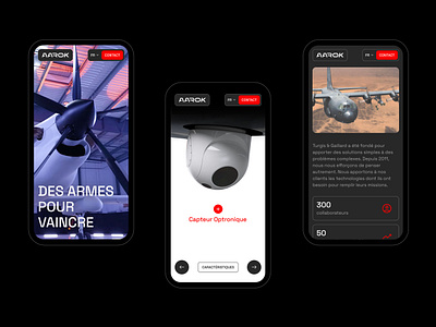 Military Drone Landing Page design interface mobile product ui ux web website