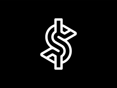 Luxury Dollar Sign Logo app branding currency design dollar finance graphic design lettermark logo mark minimalist s sign symbol