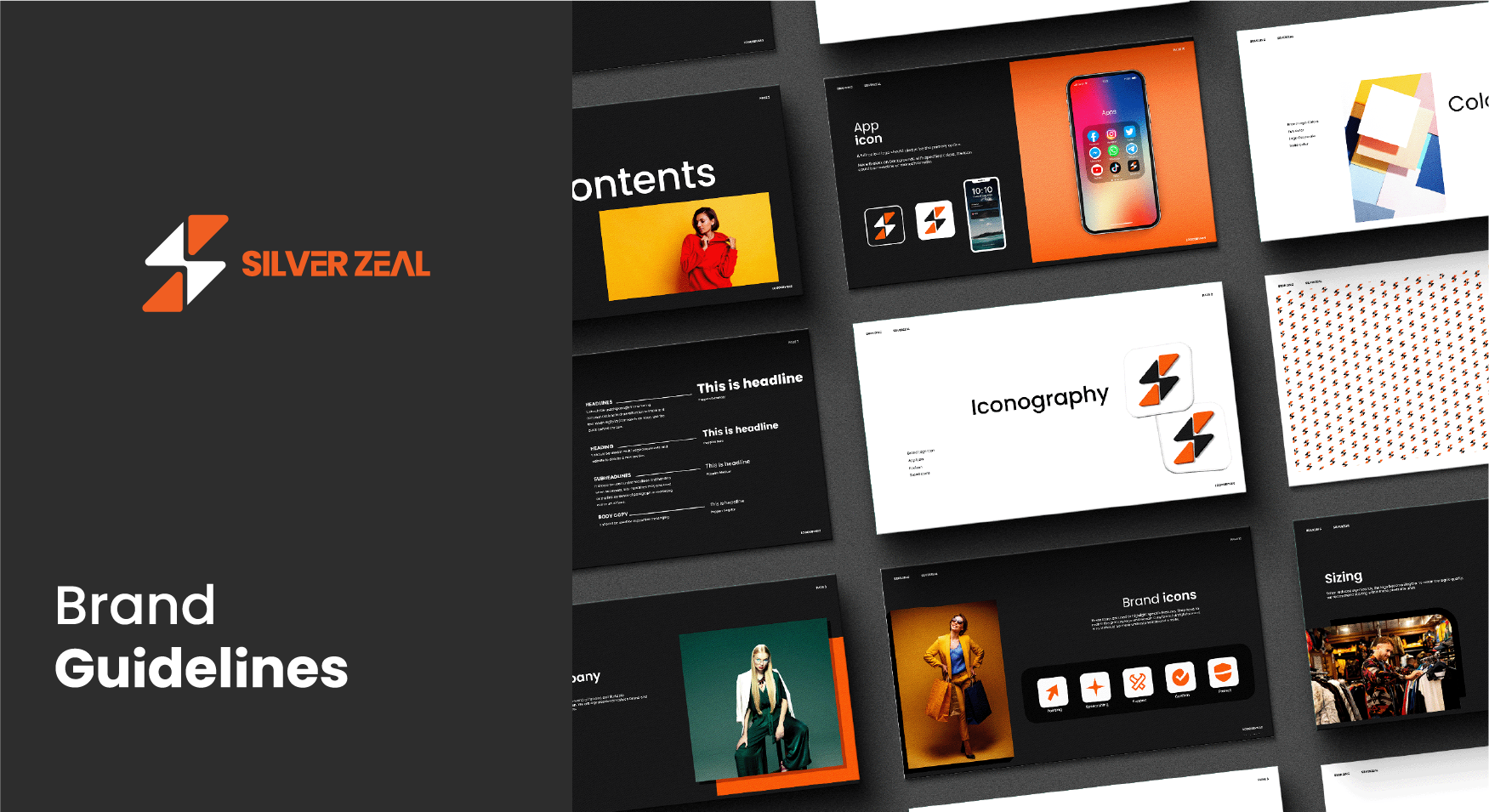 SilverZeal Clothing : Brand Guidelines brand design brand guidelines brand identity branding branding identity design graphic design logo