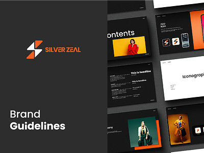 SilverZeal Clothing : Brand Guidelines brand design brand guidelines brand identity branding branding identity design graphic design logo