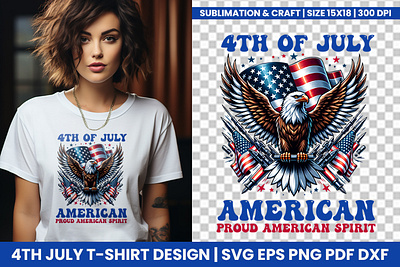 4th of July t-shirt SVG, 4th of July Sublimation t-shirt PNG american flag svg