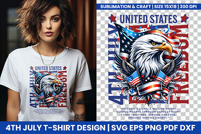 4th of July t-shirt SVG, 4th of July Sublimation t-shirt PNG american flag svg