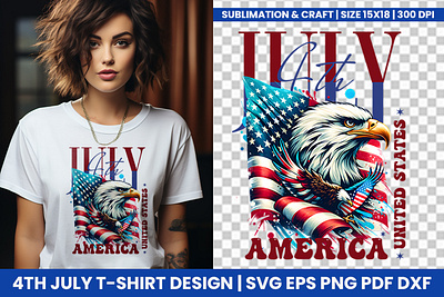 4th of July t-shirt SVG, 4th of July Sublimation t-shirt PNG american flag svg