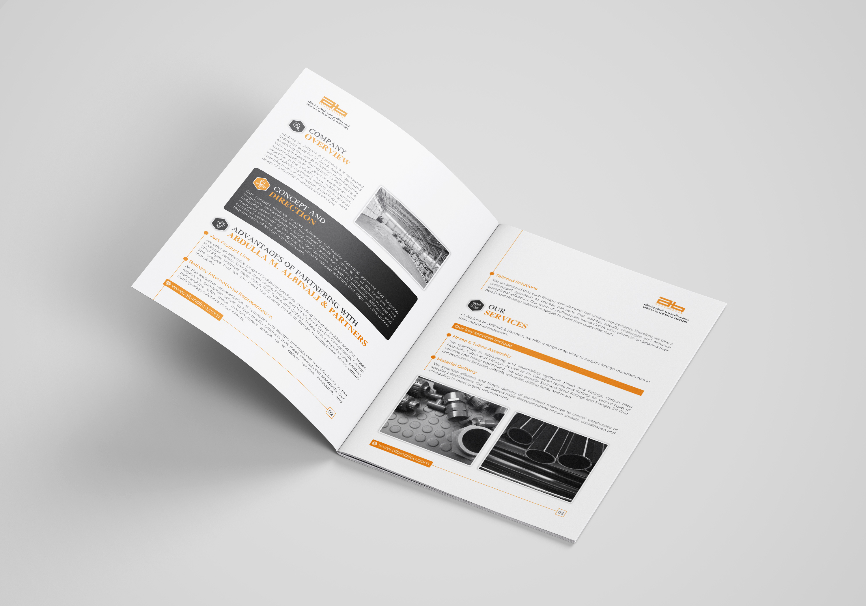 Partner company profile design for industrial suppliers advertising brochure booklet brochure design for saudi arabia brochures business brochure business profile company profile company profile design ebbok graphic design illustrator indesign pdf lead magnet magazine marketing material pamphlet design partner company brochure partner company profile workbook design