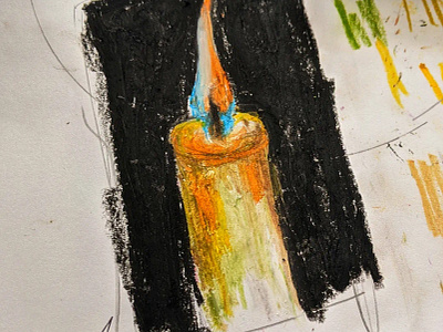 Candle Illustration ilustration art