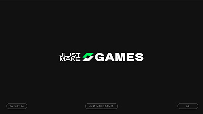 Just Make Games I Logo Design branding graphic design logo