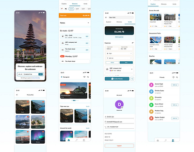 WanderAI : generate customizable itineraries with AI ai case study mobile mobile app productdesign travel ui uiux user experience user research ux visual design