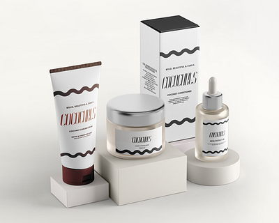 CocoCurls Haircare | Packaging Design aesthetic brand design brand designer branding cococurls curls curly hair freelance designer graphic design haircare haircare brand packaging packaging design print design