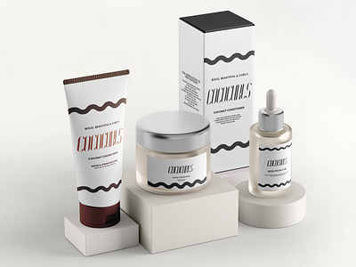 CocoCurls Haircare | Packaging Design aesthetic brand design brand designer branding cococurls curls curly hair freelance designer graphic design haircare haircare brand packaging packaging design print design