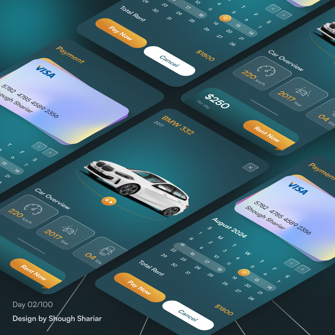 Rent Car - Mobile app app car app car booking car rent design hire car landing page design landing page ui luxury car rent pathao rent a car rent app rental app rental car uber ui ui ux design ui design