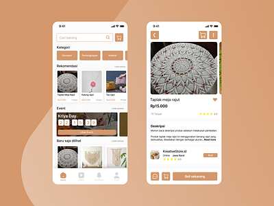 Handicraft Marketplace Apps freelance handicraft marketplace mobile apps ready to work ui design ux design