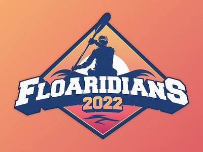 Floaridians adobe boat branding canoe compete competition design disney graphic design illustration illustrator logo racing sports team
