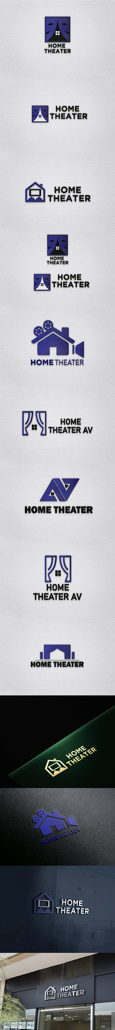 Home Theater Logo brand icon logo brand logo branding business logo design graphic design home theater logo how to creat movie logo how to edit home logo how to edit theater logo illustration illustrator logo logo design minimalist logo theater logo vector