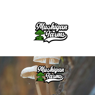 Hand lettering logo cursive custom logo hand lettering mushroom logo scripted logo signature logo text logo