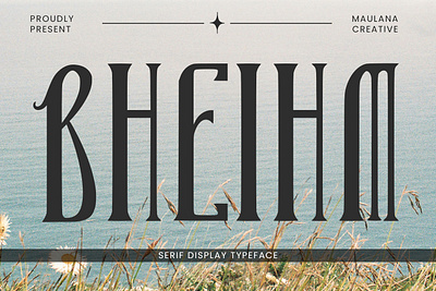 Bheihm Decorative Display Font animation branding font fonts graphic design logo nostalgic