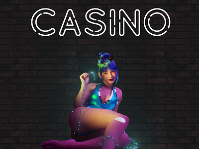 Animating picture for casino animation motion graphics