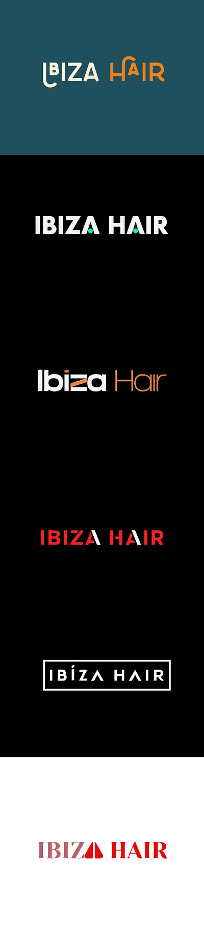 IBIZA HAIR brand icon logo brand logo branding customized logo design design graphic design hoe to make typography logo how to creat typography logo illustration illustrator latter logo logo logo design premimum logo salon logo typhography logo design typography logo vector