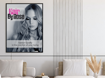 Hair By Rose Rebrand Update branddesign branding design female femaleboss graphic design graphicdesign graphicdesigner graphics hairdresser illustration logo logodesign mobilehairdresser pink rose smallbusiness typography woman womeninbusiness